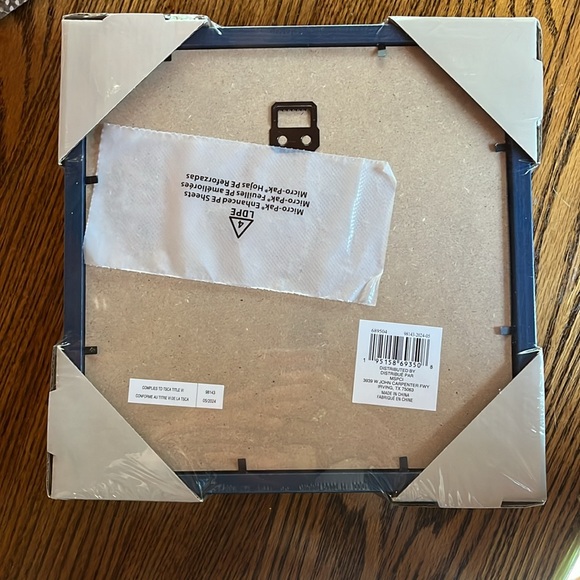 9 x 9 shadowbox picture frame new sapphire, marine, navy blue - Picture 2 of 3